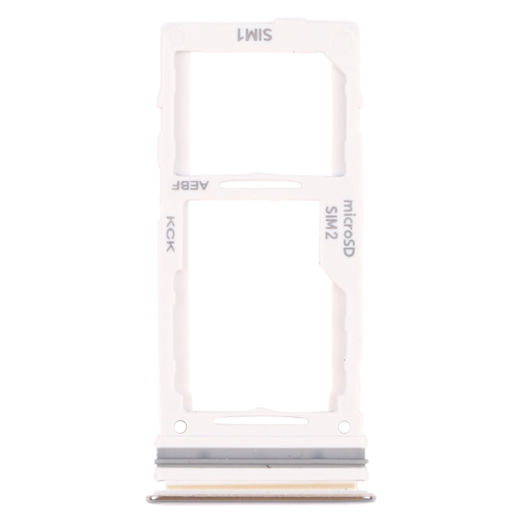 For Samsung Galaxy A72 SM-A725 SIM Card Tray + SIM Card Tray / Micro SD Card Tray (Silver) - Repair & Spare Parts by buy2fix | Online Shopping UK | buy2fix