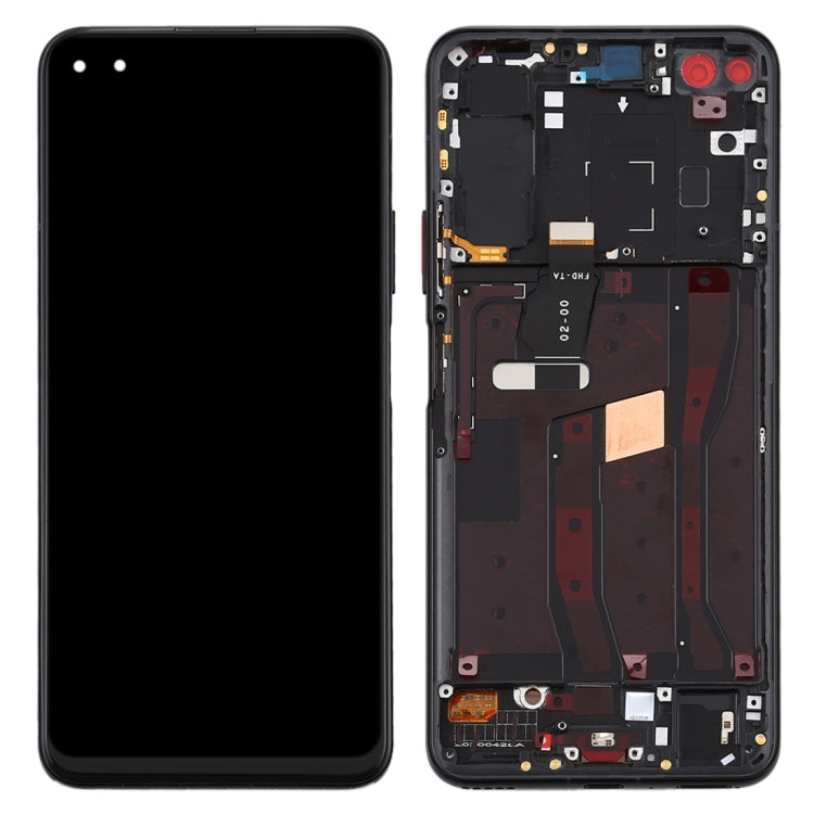 OEM LCD Screen for Huawei Nova 6 4G Digitizer Full Assembly with Frame(Black) - LCD Screen by buy2fix | Online Shopping UK | buy2fix