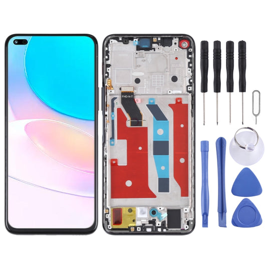 Original LCD Screen and Digitizer Full Assembly with Frame for Huawei Nova 8i (Black) - LCD Screen by buy2fix | Online Shopping UK | buy2fix