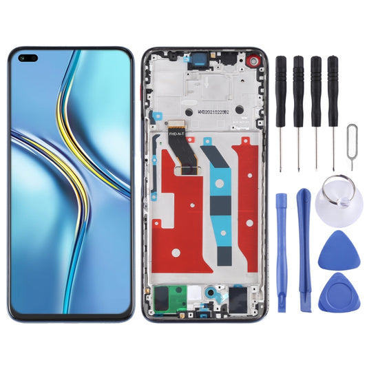Original LCD Screen and Digitizer Full Assembly with Frame for Honor X20 (Blue) - LCD Screen by buy2fix | Online Shopping UK | buy2fix