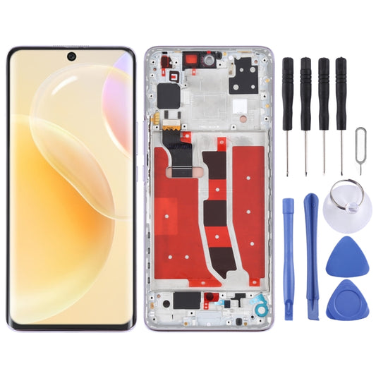 Original LCD Screen and Digitizer Full Assembly with Frame for Huawei Nova 8 5G (Purple) - LCD Screen by buy2fix | Online Shopping UK | buy2fix