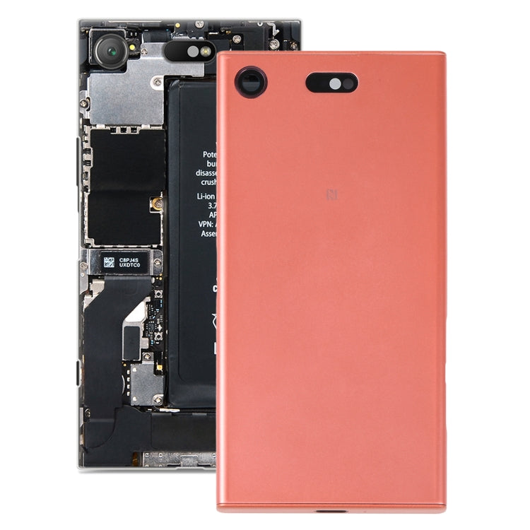 Original Battery Back Cover with Camera Lens Cover for Sony Xperia XZ1 Compact(Orange) - Repair & Spare Parts by buy2fix | Online Shopping UK | buy2fix