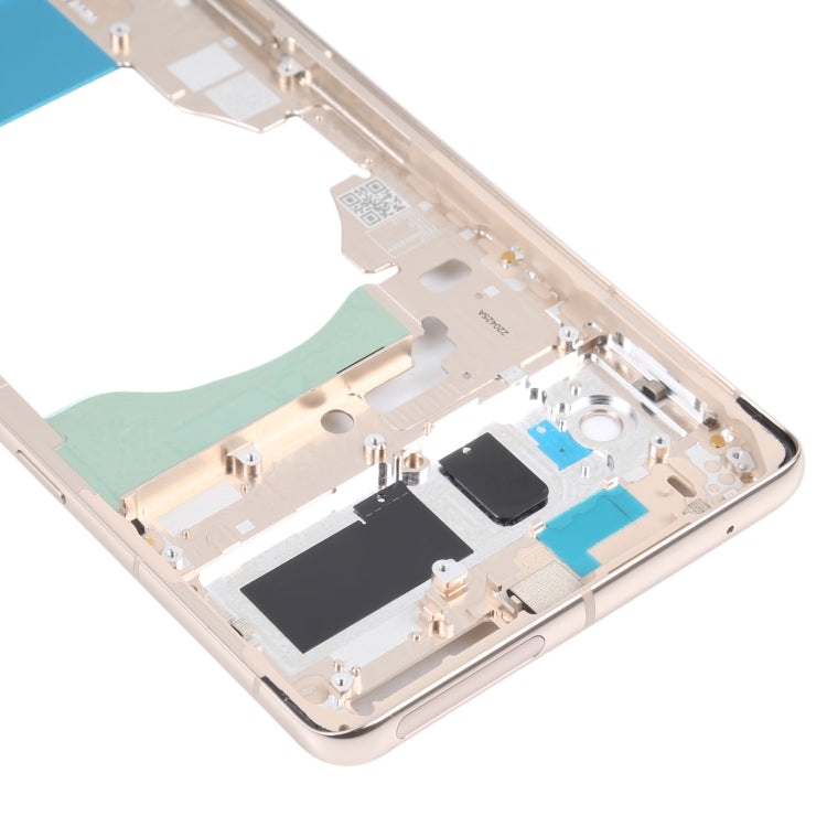 For Google Pixel 7 Front Housing LCD Frame Bezel Plate(Gold) - Repair & Spare Parts by buy2fix | Online Shopping UK | buy2fix