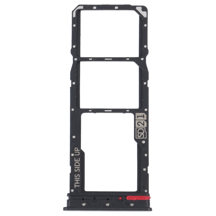 For Motorola Moto G32 SIM Card Tray + SIM Card Tray + Micro SD Card Tray (Black) - Repair & Spare Parts by buy2fix | Online Shopping UK | buy2fix