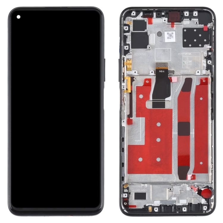 Original LCD Screen For Huawei Nova 7 SE / Honor 30S Digitizer Full Assembly with Frame(Black) - Repair & Spare Parts by buy2fix | Online Shopping UK | buy2fix