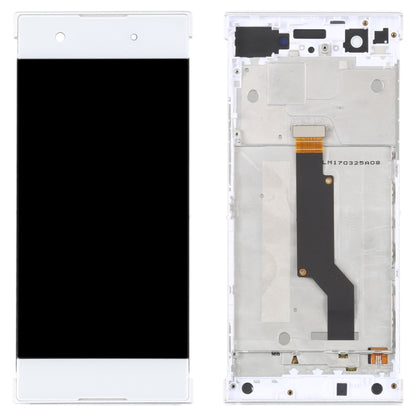 Original LCD Screen For Sony Xperia XA1 G3116 Digitizer Full Assembly with Frame(White) - Repair & Spare Parts by buy2fix | Online Shopping UK | buy2fix