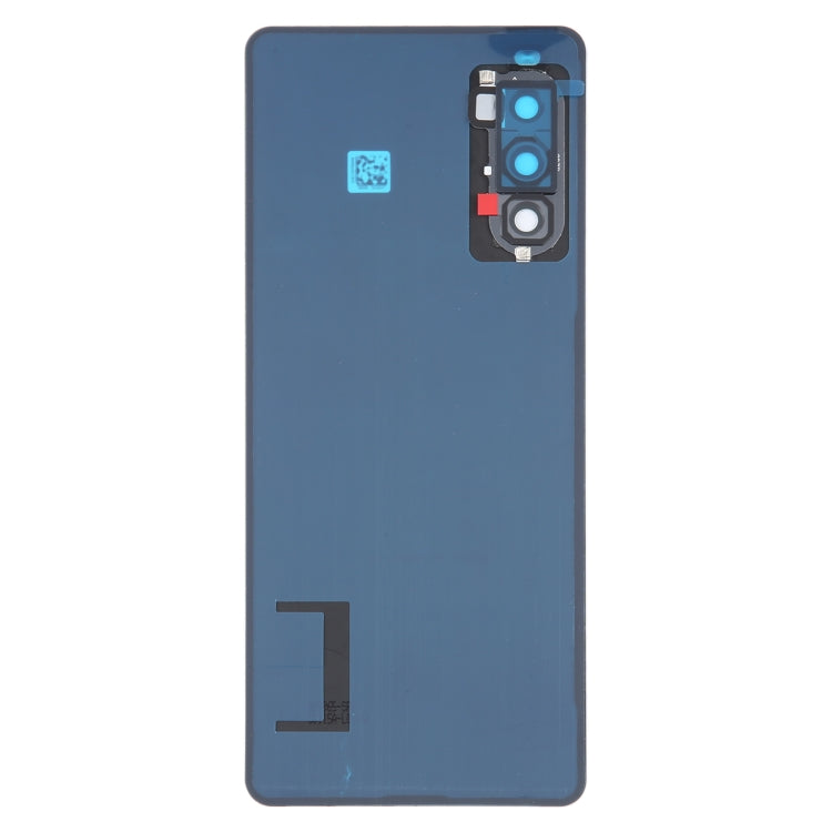 For Sony Xperia 10 IV Original Battery Back Cover(Blue) - Repair & Spare Parts by buy2fix | Online Shopping UK | buy2fix