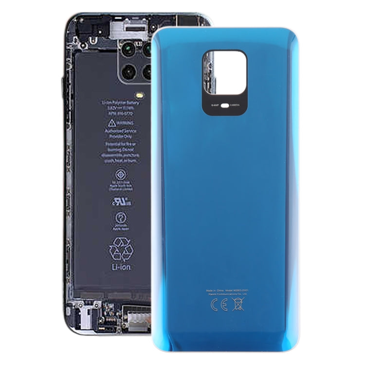 For Xiaomi Redmi Note 9S OEM Glass Battery Back Cover(Blue) - Back Cover by buy2fix | Online Shopping UK | buy2fix