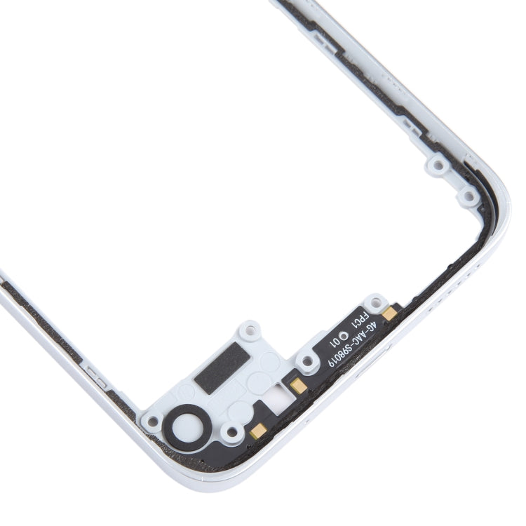 For Xiaomi Redmi 12 4G Original Front Housing LCD Frame Bezel Plate (Silver) - Frame Bezel Plate by buy2fix | Online Shopping UK | buy2fix