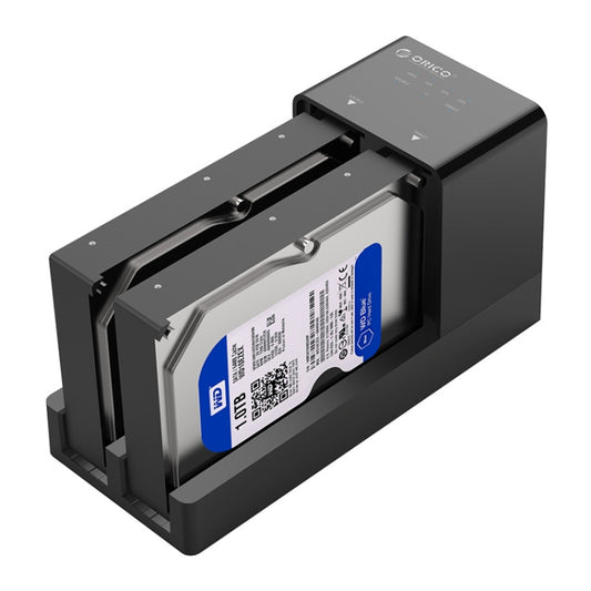 ORICO 6528US3-C 2.5 / 3.5 inch Hard Drive Enclosure with Duplicator - HDD Enclosure by ORICO | Online Shopping UK | buy2fix