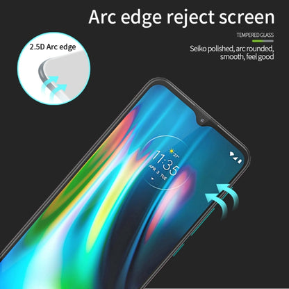 For Motorola Moto G9 / G9 Play PINWUYO 9H 2.5D Full Screen Tempered Glass Film(Black) - Motorola Tempered Glass by PINWUYO | Online Shopping UK | buy2fix