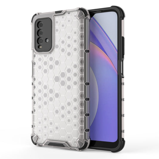 For Xiaomi Redmi 9T  Shockproof Honeycomb PC + TPU Case(White) - Xiaomi Accessories by buy2fix | Online Shopping UK | buy2fix