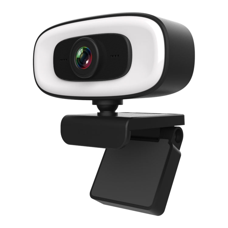 C10 2K HD Without Distortion 360 Degrees Rotate Three-speed Fill Light USB Free Drive Webcams, Built-in Clear Sound Microphone - HD Camera by buy2fix | Online Shopping UK | buy2fix