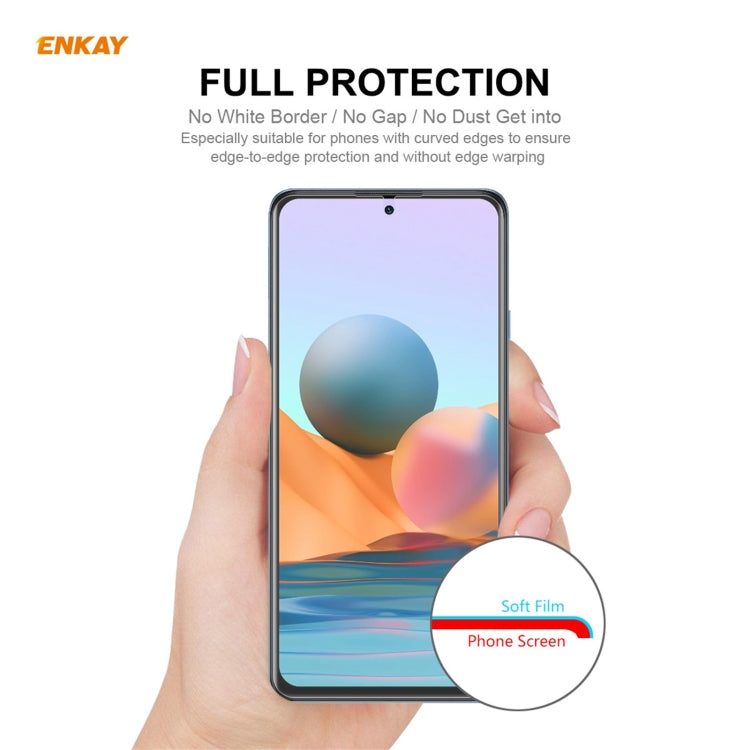 For Redmi Note 10 Pro / Note 10 Pro Max ENKAY Hat-Prince Full Glue Full Coverage Screen Protector Explosion-proof Hydrogel Film - Mobile Accessories by ENKAY | Online Shopping UK | buy2fix