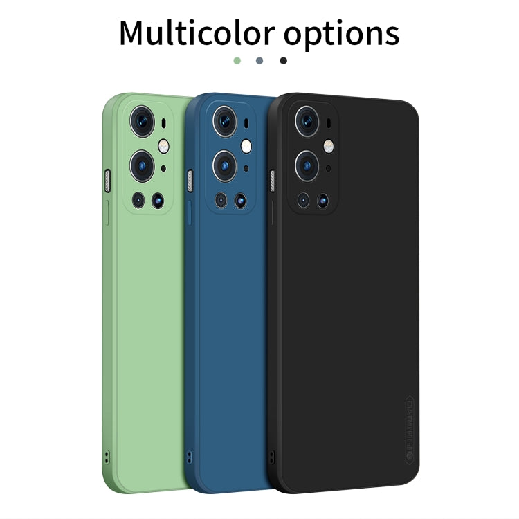 For OnePlus 9 Pro PINWUYO Touching Series Liquid Silicone TPU Shockproof Case(Green) - OnePlus Cases by PINWUYO | Online Shopping UK | buy2fix