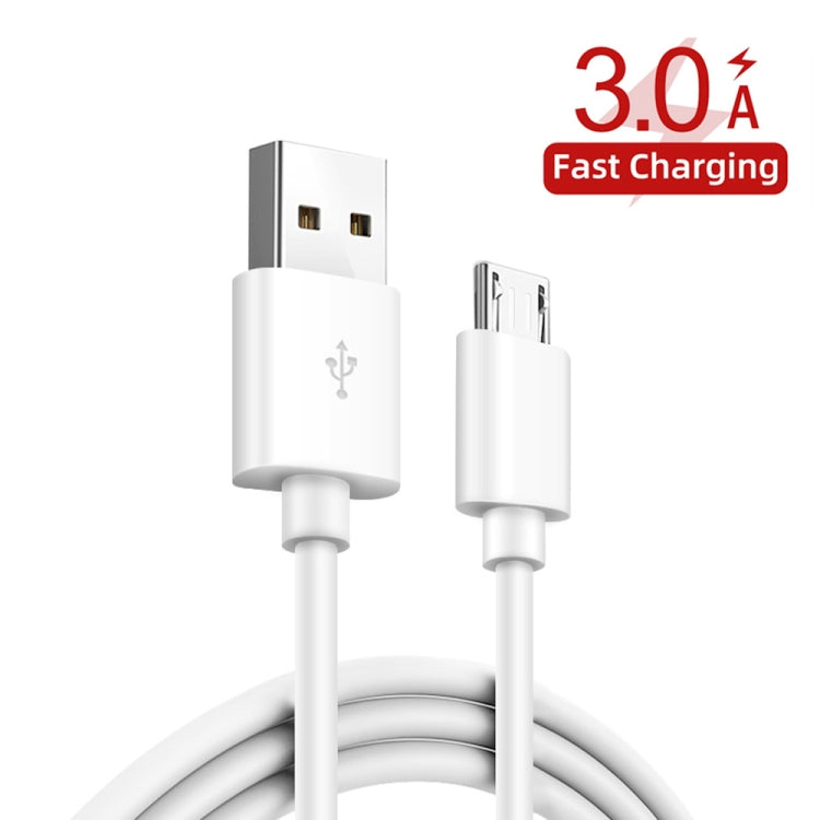 QC-04 QC3.0 + 3 x USB2.0 Multi-ports Charger with 3A USB to Micro USB Data Cable, EU Plug(White) - Mobile Accessories by buy2fix | Online Shopping UK | buy2fix