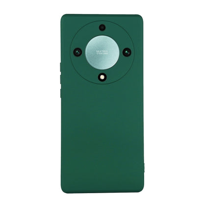 For Honor Magic5 Lite / X9A ENKAY Hat-Prince Liquid Silicone Shockproof Soft Phone Case(Dark Green) - Honor Cases by ENKAY | Online Shopping UK | buy2fix