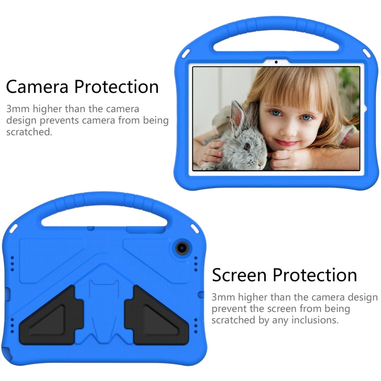 For Samsung Galaxy Tab A8 10.5 2021 X200 / X205 EVA Shockproof Tablet Case with Holder(Blue) - Samsung Accessories by buy2fix | Online Shopping UK | buy2fix