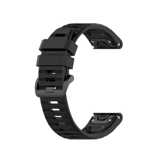 For Garmin Forerunner 935 Silicone Watch Band(Black) - Smart Wear by buy2fix | Online Shopping UK | buy2fix