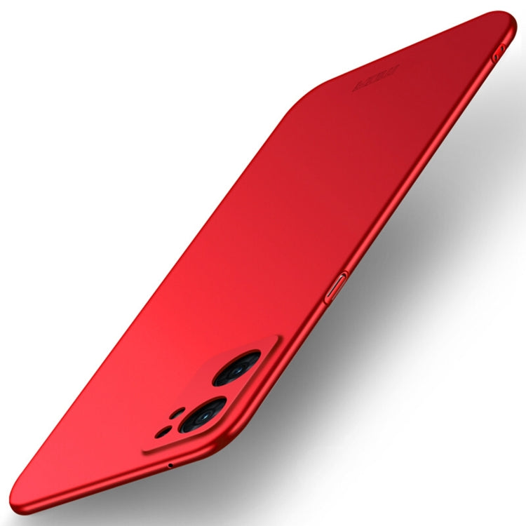 For OPPO Reno7 SE MOFI Frosted PC Ultra-thin Hard Case(Red) - OPPO Cases by MOFI | Online Shopping UK | buy2fix