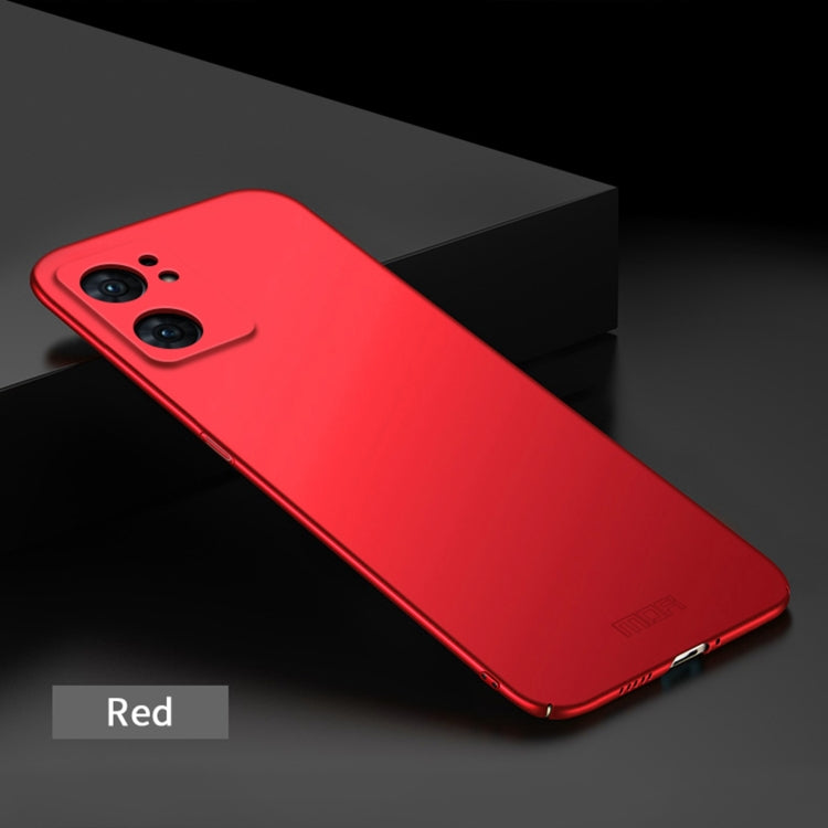 For OPPO Reno7 SE MOFI Frosted PC Ultra-thin Hard Case(Red) - OPPO Cases by MOFI | Online Shopping UK | buy2fix