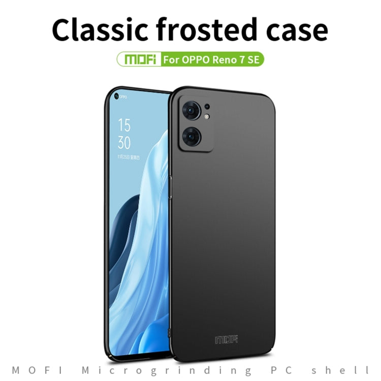 For OPPO Reno7 SE MOFI Frosted PC Ultra-thin Hard Case(Red) - OPPO Cases by MOFI | Online Shopping UK | buy2fix