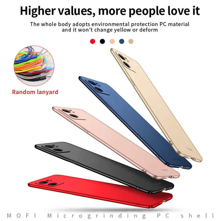 For OPPO Reno7 SE MOFI Frosted PC Ultra-thin Hard Case(Red) - OPPO Cases by MOFI | Online Shopping UK | buy2fix