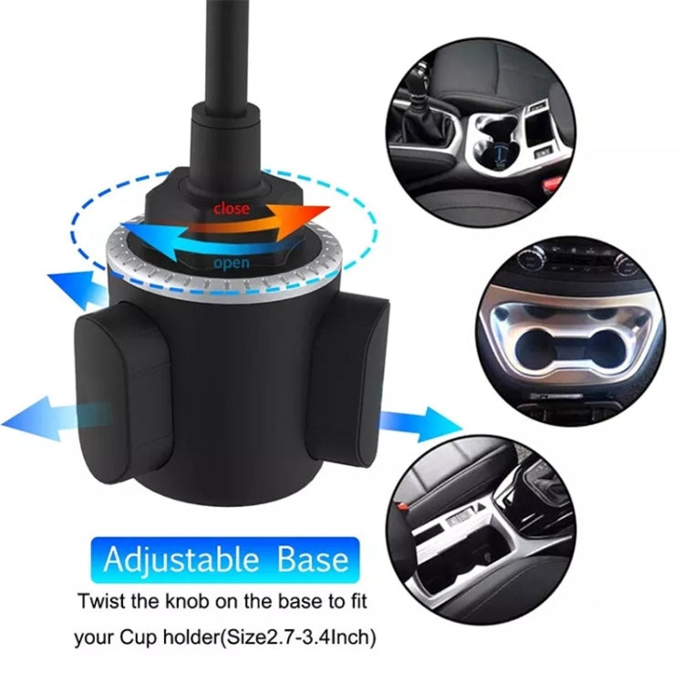 A64+X905 Universal 360 Degree Car Phone Mount Adjustable Gooseneck Cup Holder Stand - In Car by buy2fix | Online Shopping UK | buy2fix