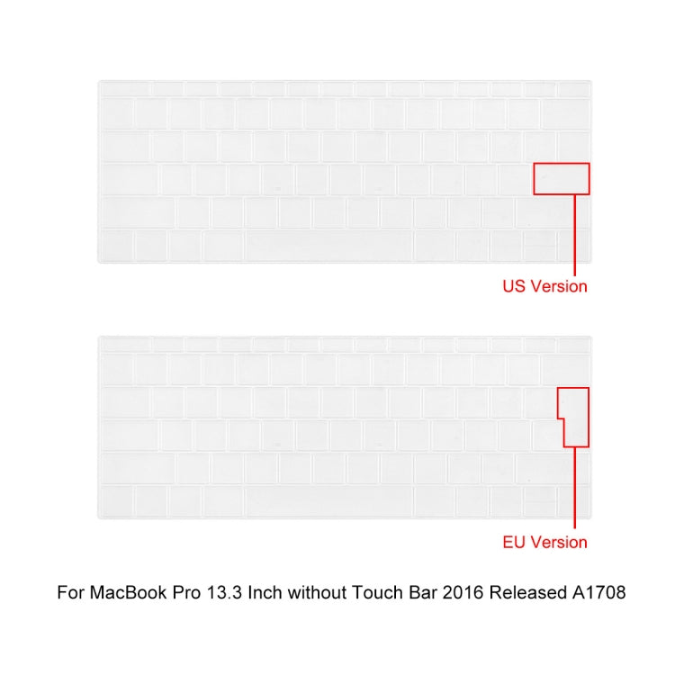 For MacBook Pro 13.3 A1708 ENKAY Hat-Prince 3 in 1 Spaceman Pattern Laotop Protective Crystal Case with TPU Keyboard Film / Anti-dust Plugs, Version:EU(Spaceman No.1) - MacBook Pro Cases by ENKAY | Online Shopping UK | buy2fix