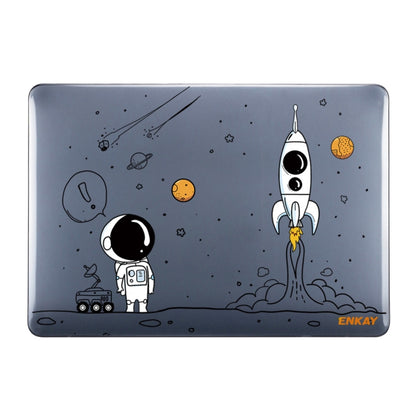 For MacBook Air 13.3 2018 A1932 ENKAY Hat-Prince 3 in 1 Spaceman Pattern Laotop Protective Crystal Case with TPU Keyboard Film / Anti-dust Plugs, Version:EU(Spaceman No.1) - MacBook Air Cases by ENKAY | Online Shopping UK | buy2fix