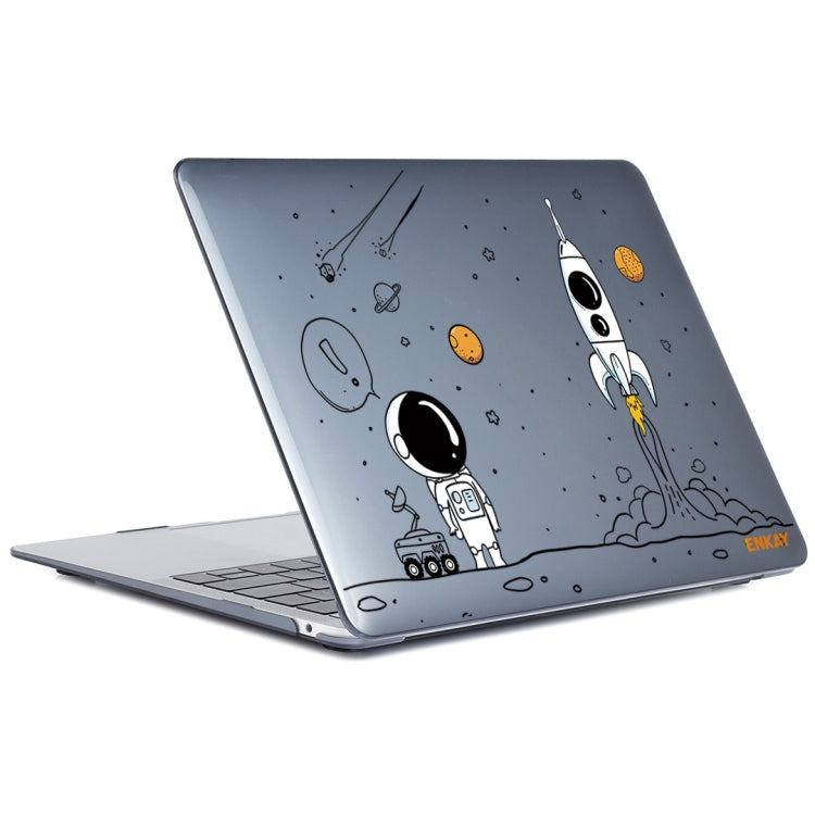 For MacBook Air 13.3 2020 A2179/A2337 ENKAY Hat-Prince 3 in 1 Spaceman Pattern Laotop Protective Crystal Case with TPU Keyboard Film / Anti-dust Plugs, Version:EU(Spaceman No.1) - MacBook Air Cases by ENKAY | Online Shopping UK | buy2fix