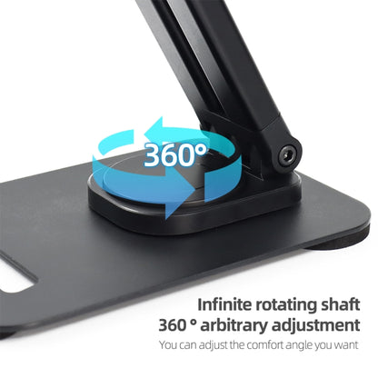 K29 Foldable Lazy Desk Mobile Phone Tablet Stand(White) - Desktop Holder by buy2fix | Online Shopping UK | buy2fix