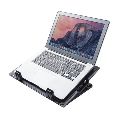 NB339 USB Desktop 5-Gear Adjustable Height Laptop Cooling Base - Cooling Pads by buy2fix | Online Shopping UK | buy2fix