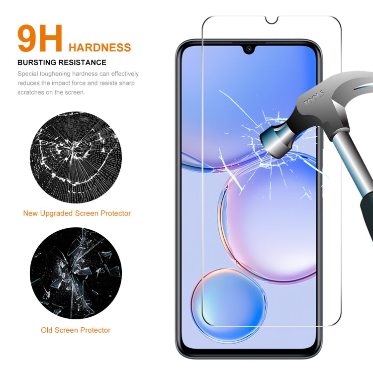 For Huawei Nova Y71 / Enjoy 60 2pcs ENKAY 0.26mm 9H 2.5D High Aluminum-silicon Tempered Glass Film - Huawei Tempered Glass by ENKAY | Online Shopping UK | buy2fix