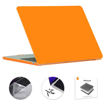 For MacBook Air 15.3 A2941 ENKAY US Version 3 in 1 Matte Protective Case with TPU Keyboard Film & Anti-dust Plugs(Orange) - MacBook Air Cases by ENKAY | Online Shopping UK | buy2fix