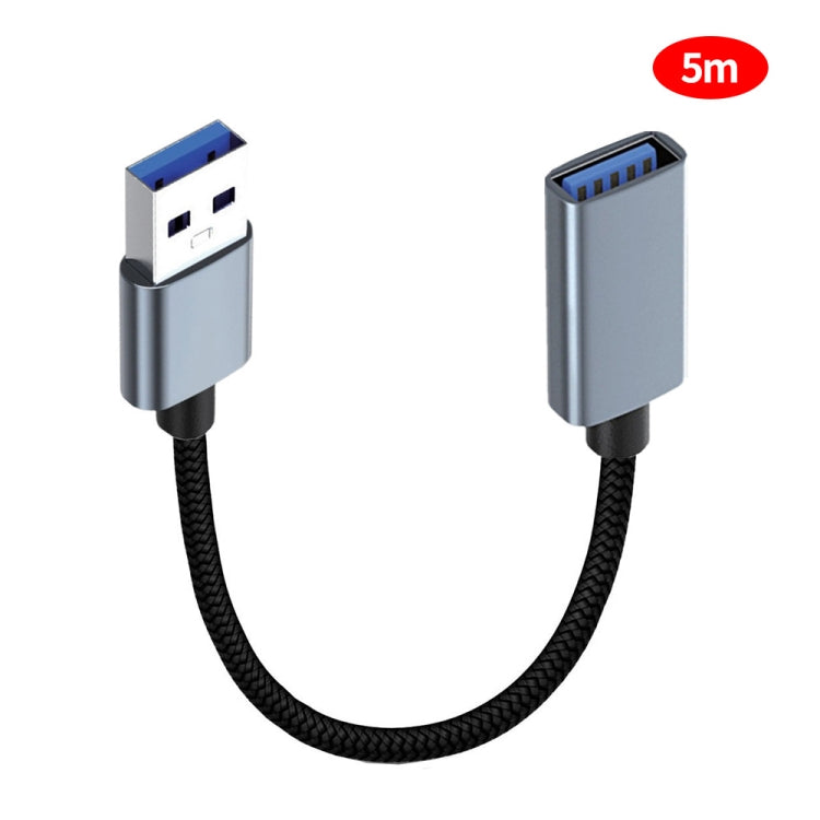 JUNSUNMAY 2A USB 3.0 Male to Female Extension Cord High Speed Charging Data Cable, Length:5m - USB Cable by JUNSUNMAY | Online Shopping UK | buy2fix