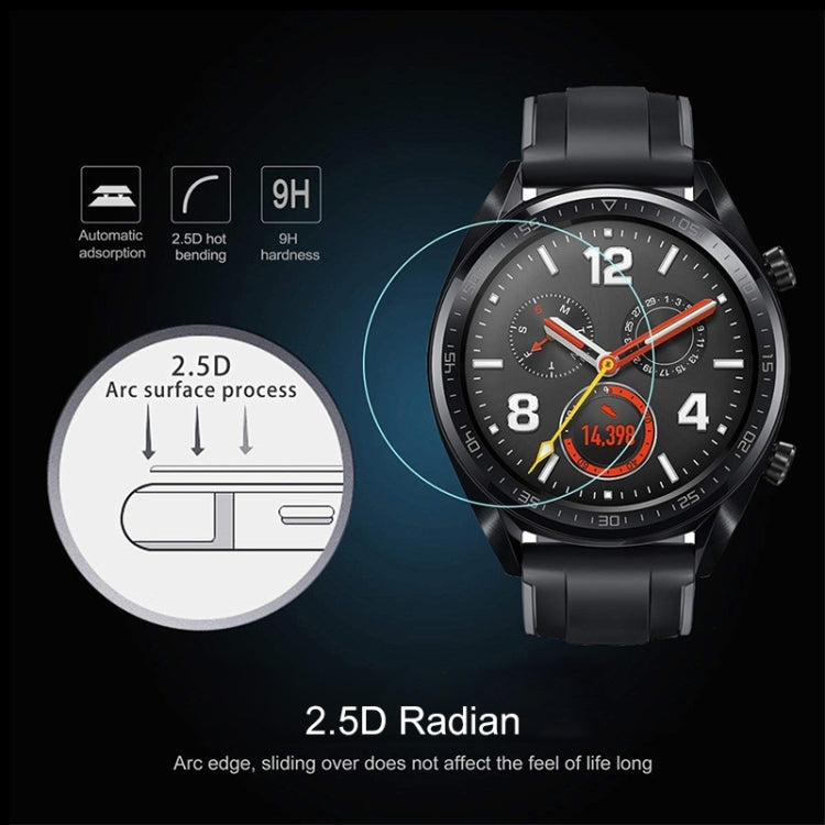 0.26mm 2.5D Tempered Glass Film for Galaxy Watch Active 46mm - Screen Protector by buy2fix | Online Shopping UK | buy2fix