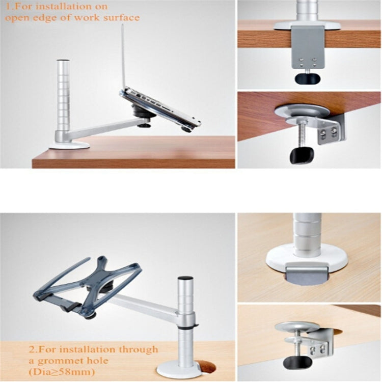 OA-1S Double use Laptop/Tablet Stand Height Adjustable Rotatable Holder - Laptop Stand by buy2fix | Online Shopping UK | buy2fix