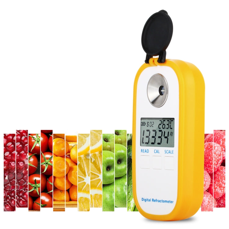 DR103 Digital Refractometer LCD Display Brxi Fruit Juice Sugar Meter Refractometer For Dextran Fructose Glucose Lactose Maltose - Consumer Electronics by buy2fix | Online Shopping UK | buy2fix