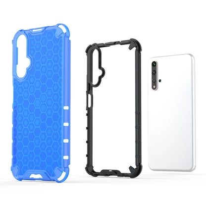 For Huawei Nova 5T Shockproof Honeycomb PC + TPU Case(White) - Mobile Accessories by buy2fix | Online Shopping UK | buy2fix