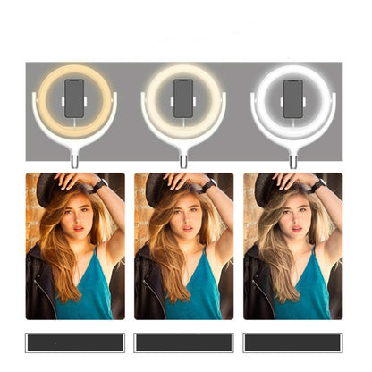 Fill light Beauty Bracket Desktop Landing Headlights Fill Light Bracket, Szie: 12 inch (White) - Consumer Electronics by buy2fix | Online Shopping UK | buy2fix