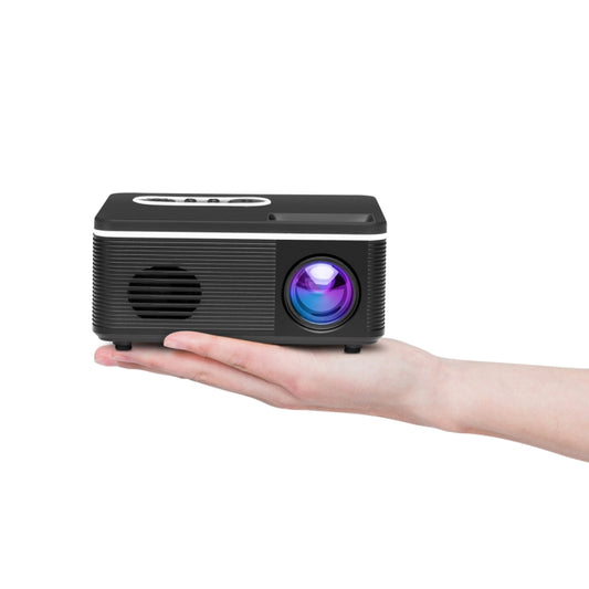 S361 80 lumens 320 x 240 Pixel Portable Mini Projector, Support 1080P, EU Plug(Black) - Consumer Electronics by buy2fix | Online Shopping UK | buy2fix