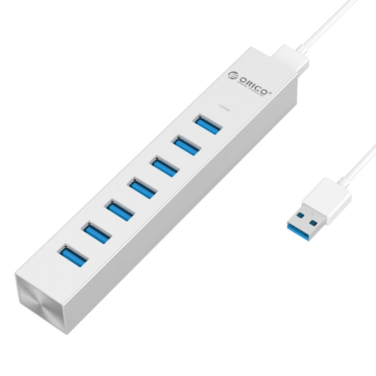 ORICO ASH7-U3 Aluminum Alloy 7 Ports USB 3.0 HUB - USB 3.0 HUB by ORICO | Online Shopping UK | buy2fix