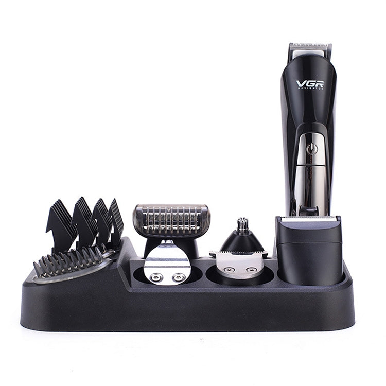 VGR V-012 5W 6 in 1 Electric Hair Clipper, Plug Type: EU Plug - Hair Trimmer by VGR | Online Shopping UK | buy2fix