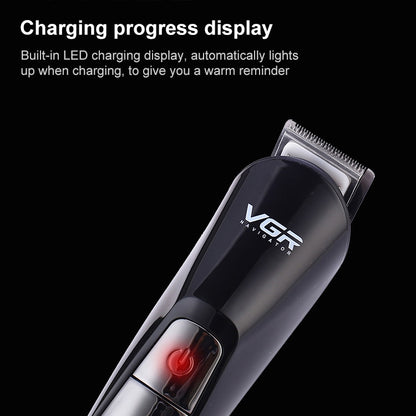 VGR V-012 5W 6 in 1 Electric Hair Clipper, Plug Type: EU Plug - Hair Trimmer by VGR | Online Shopping UK | buy2fix