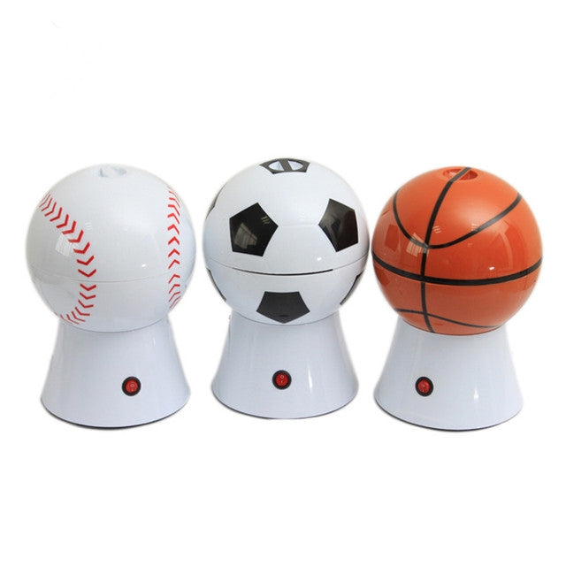 Creative Soccer Ball Electric Household Hot Air Popcorn Maker European regulations - Home & Garden by buy2fix | Online Shopping UK | buy2fix