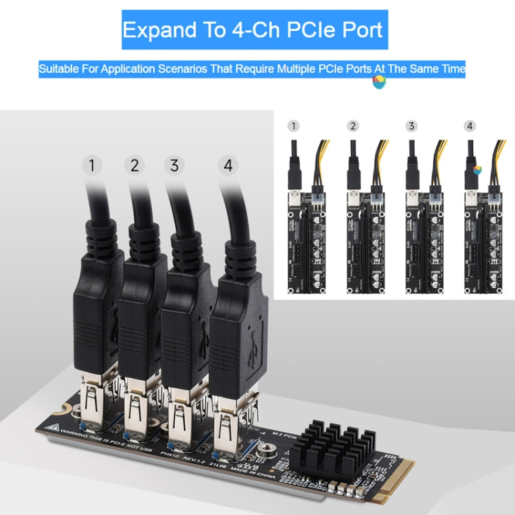 Waveshare PCIe X1 to PCIe X16 Expander, Using With M.2 to PCIe 4-Ch Expander, 24003 - Modules Expansions Accessories by Waveshare | Online Shopping UK | buy2fix