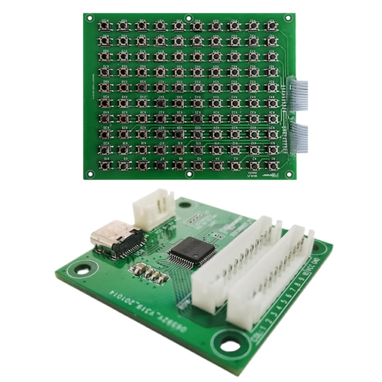 Pcsensor 100-Key Touch Switch Module Custom Keyboard And Mouse Test Development Board, Style:DIY - Other by Pcsensor | Online Shopping UK | buy2fix