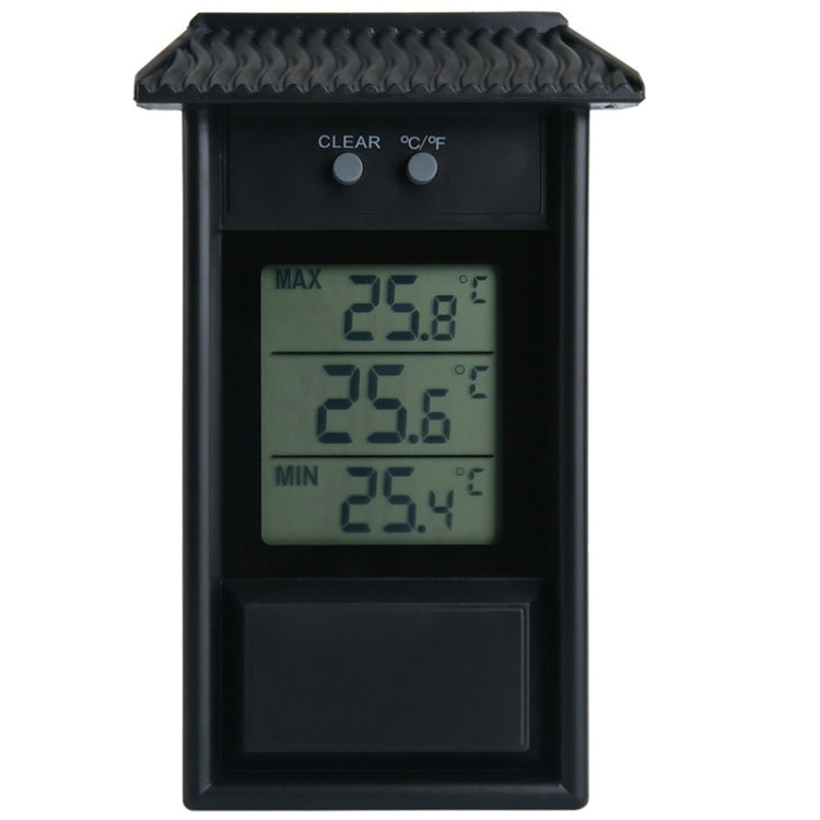 Eaves Shape Outdoor Garden Refrigerator Waterproof Thermometer(Black) - Home & Garden by buy2fix | Online Shopping UK | buy2fix