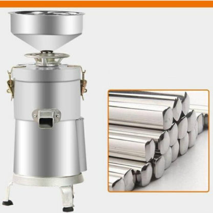 100/1100W Household Stainless Steel Refiner Large Capacity  Slurry Separation Fresh Grinding Soymilk Tofu Machine, CN Plug(Silver) - Home & Garden by buy2fix | Online Shopping UK | buy2fix